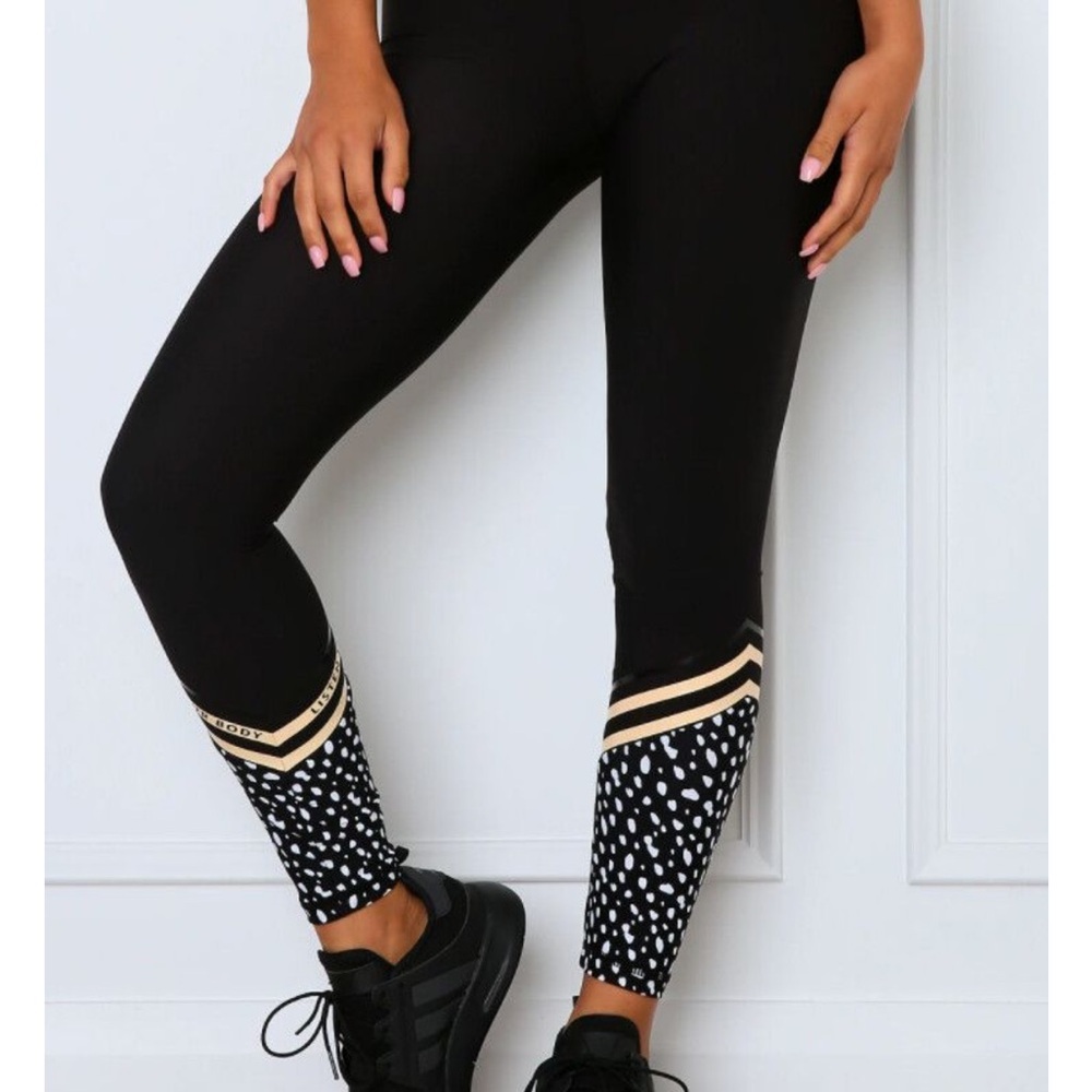 White Fox x Sarah's Day Black Activewear Leggings High Rise Women's Small
